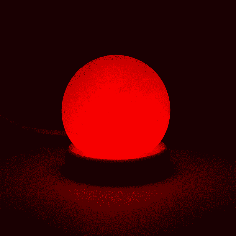 Himalaya Zoutlamp USB Oranje Bol (ca. 450 gram) 9 cm