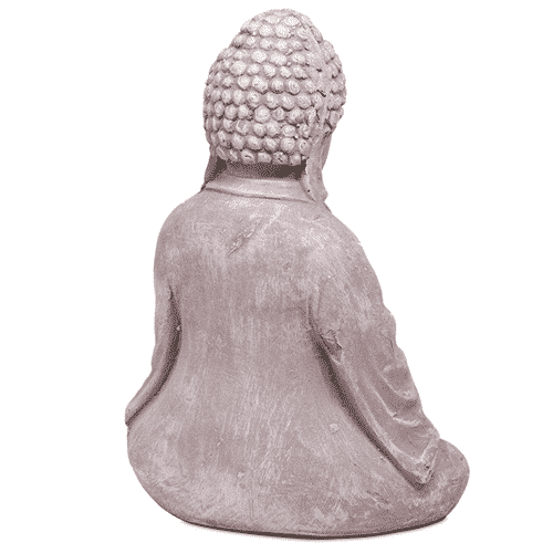 Boeddha met Kaarshouder (28 cm)