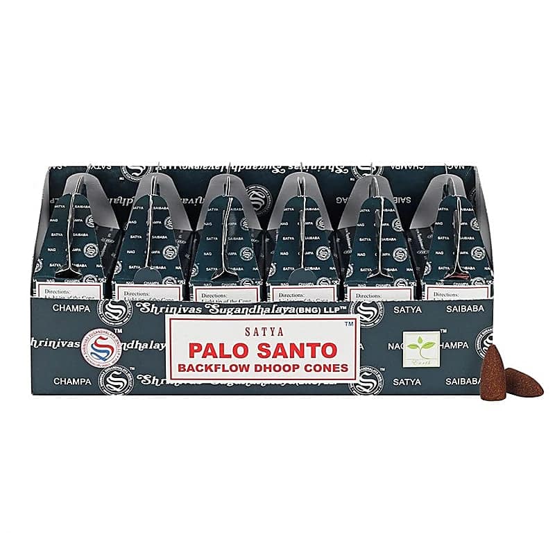 Backflow Wierookkegels – Palo Santo (6 x 24 kegeltjes)