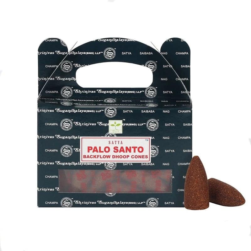 Backflow Wierookkegels – Palo Santo (6 x 24 kegeltjes)
