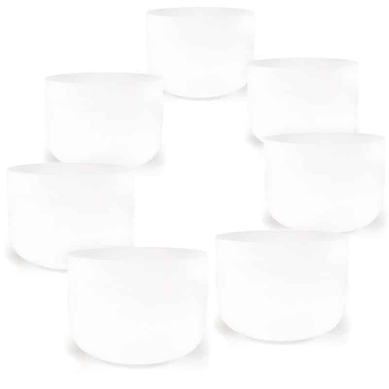 Kristallen Klankschalen Chakra (Set 1 – 7 Schalen)