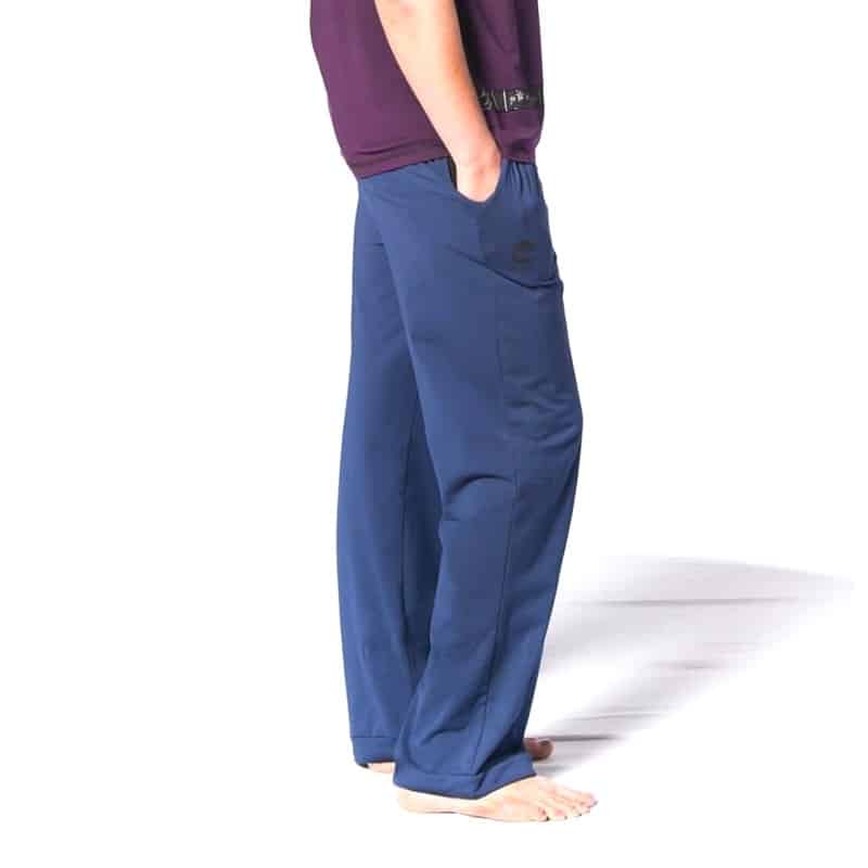 Yogabroek Comfort Bio Katoen Man Navy M-L