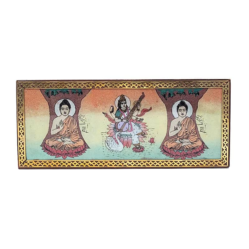 Tarot- of Sieradendoos – Boeddha & Saraswati (26 x 11 cm)
