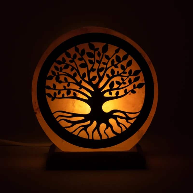 Zoutlamp Levensboom (5 kg) ca. 22 x 19 cm