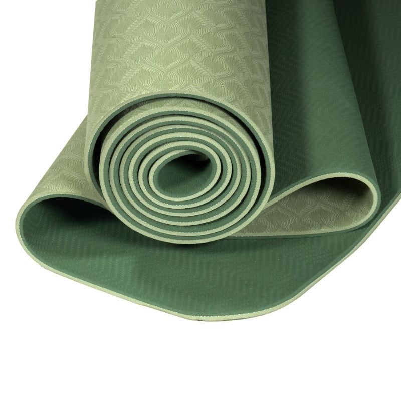 Yogi & Yogini Premium TPE Yogamat Groen – 183 x 61 x 0.5 cm (950 gram)