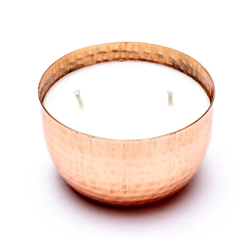 Kapha Salie Munt Geurkaars met 2 Lonten in Pot (200 gram)