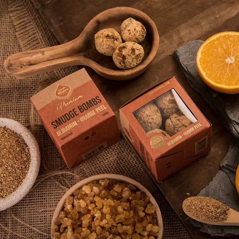 Sagrada Madre Premium Smudge Bombs Olibanum & Sinaasappel