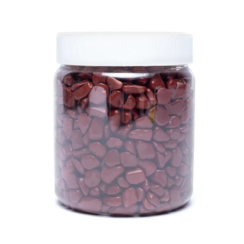 Rode jaspis trommelstenen A/B kwaliteit — ±800g; ±0.5-2.5cm