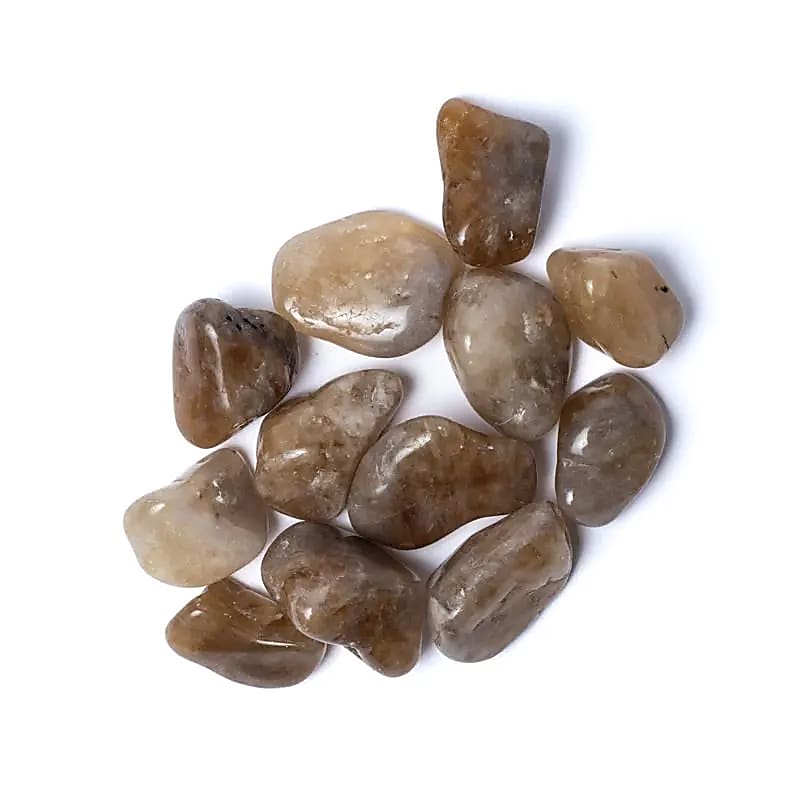 Edelsteen Citrien Trommelstenen A Kwaliteit – 500 gram (3 – 4 cm)