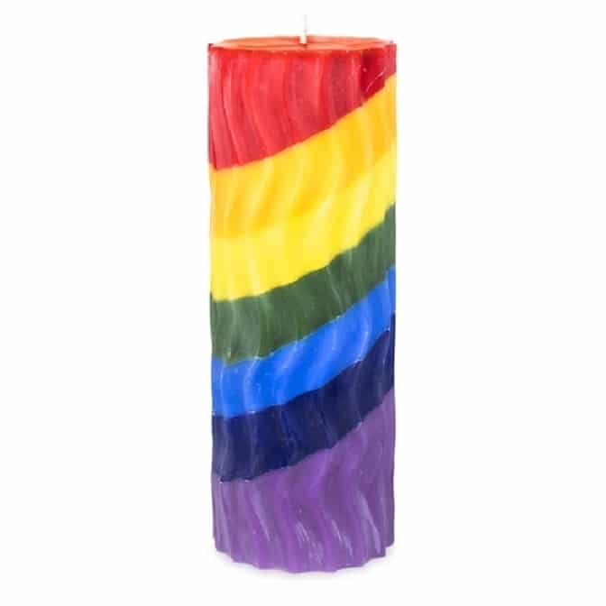 Geurkaars Regenboog Golvend