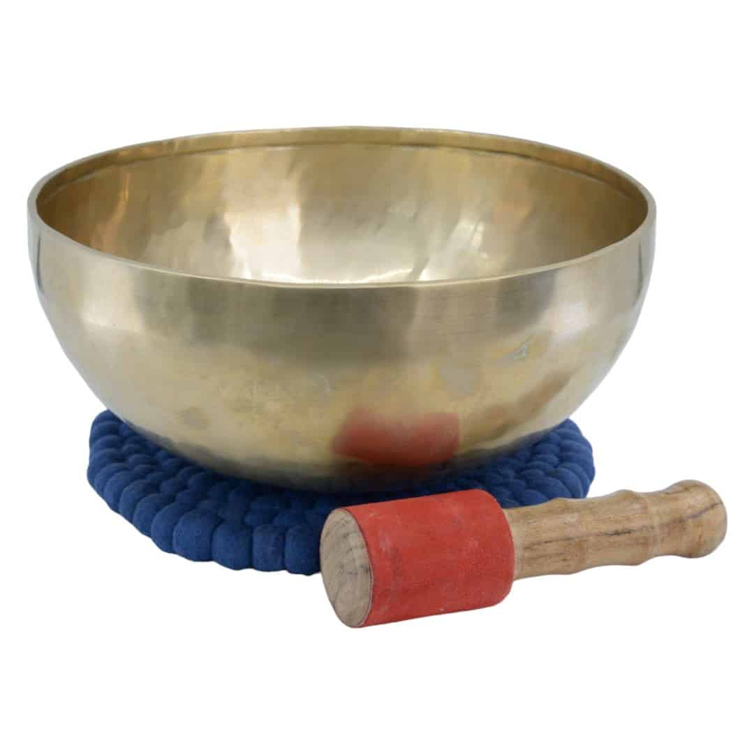 Klankschaal set  met klopper & kussen – Handgemaakt – 30 cm