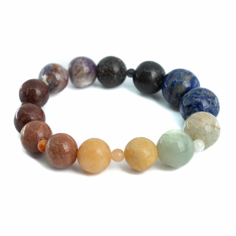 Edelsteen Armband 7 Chakra – 2 x 1 kralen