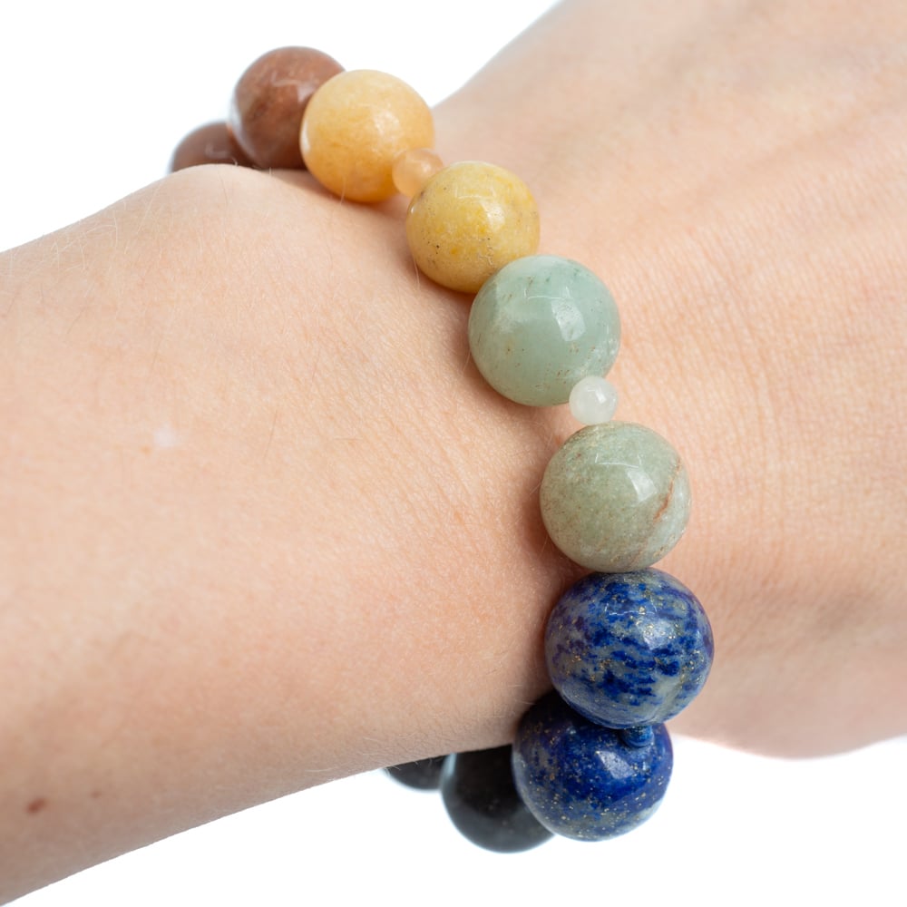 Edelsteen Armband 7 Chakra – 2 x 1 kralen