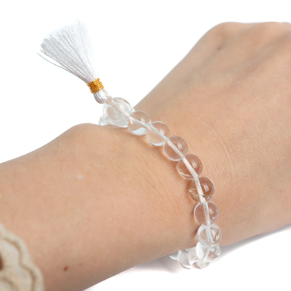 Edelsteen Armband Bergkristal – 8 mm