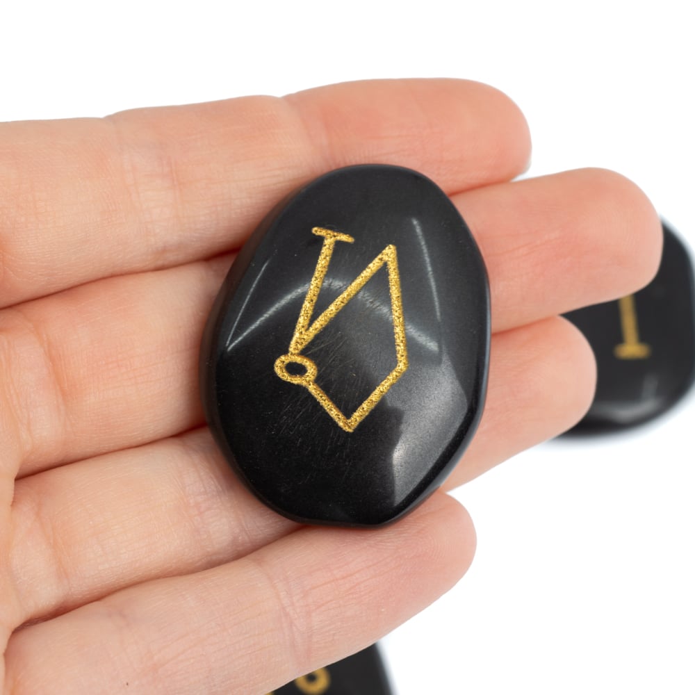 Reiki Stenen Zwarte Jaspis Aartsengelen – 4 stuks