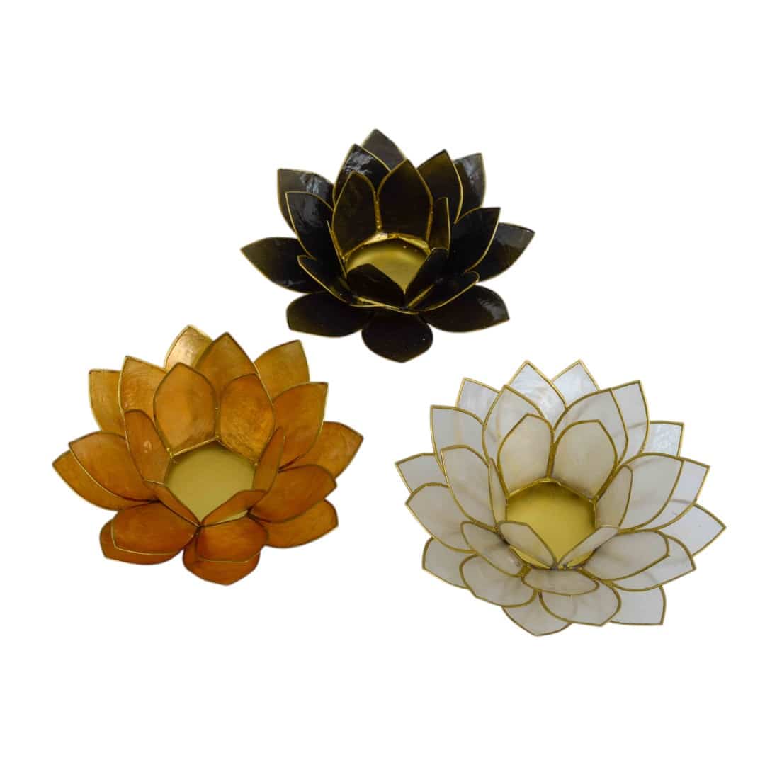 Lotus Sfeerlichten met Neutrale Kleuren Set – Bundel