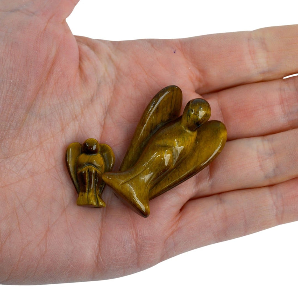 Tijgeroog Engel Set (Klein en Groot) – Bundel
