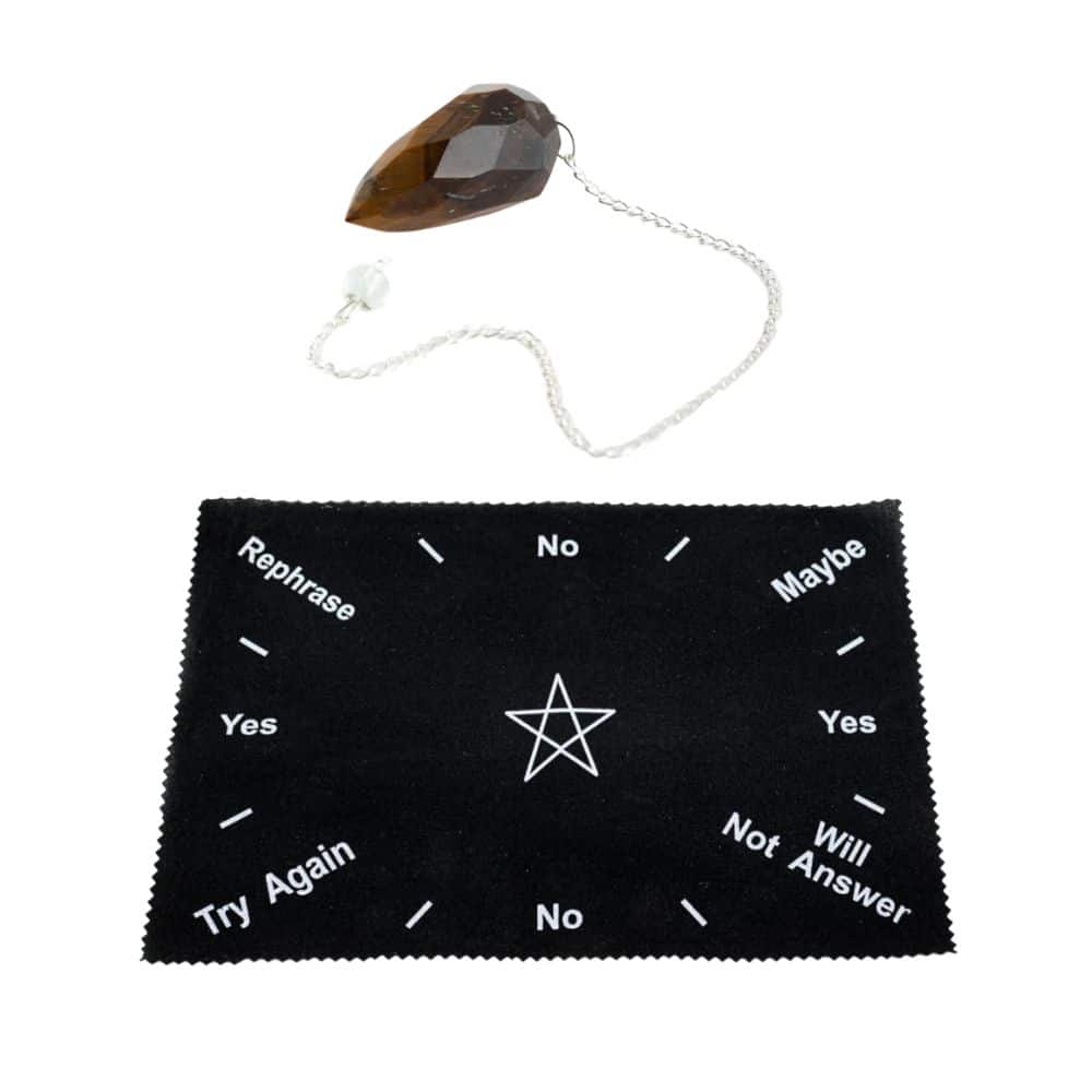 Basic Tijgeroog Diamant Pendel Set – Bundel