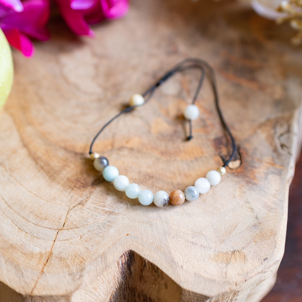 Edelsteen Armband Amazoniet Verstelbaar