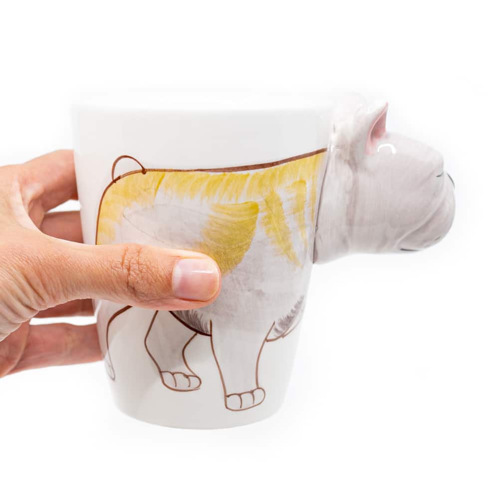 Beker Handgeschilderd Bulldog