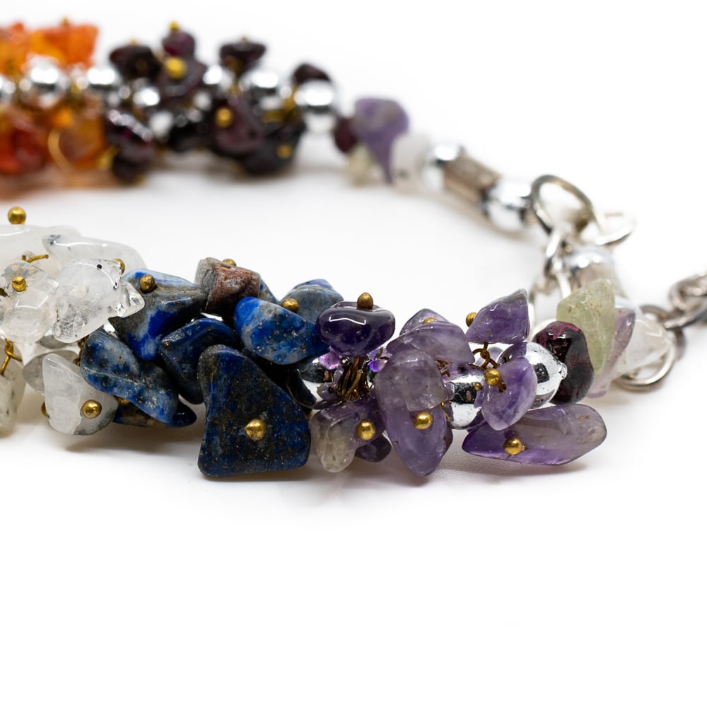 Edelsteen Splitarmband 7 Chakra