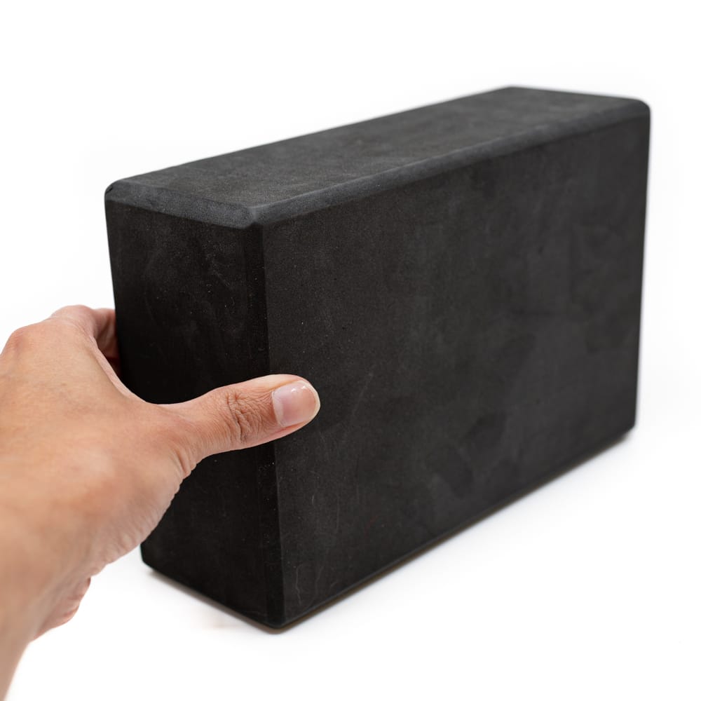 Yoga Blok EVA-Schuim Zwart Rechthoekig – 22 x 15 x 7.5 cm