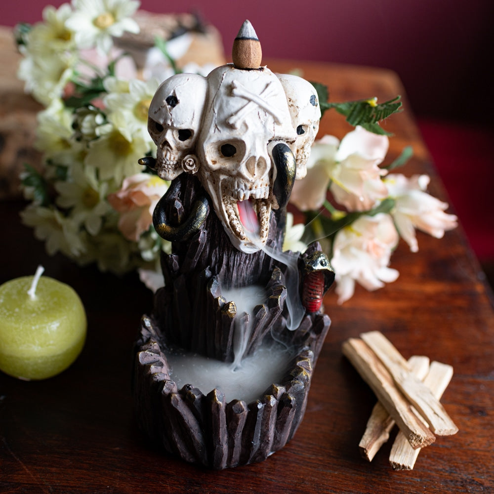 Backflow Wierook Houder Waterval Horror Polyresin (20 cm)