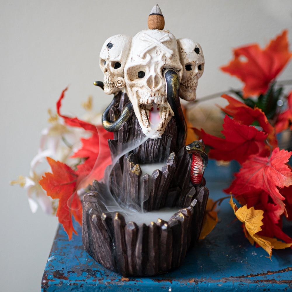 Backflow Wierook Houder Waterval Horror Polyresin (20 cm)