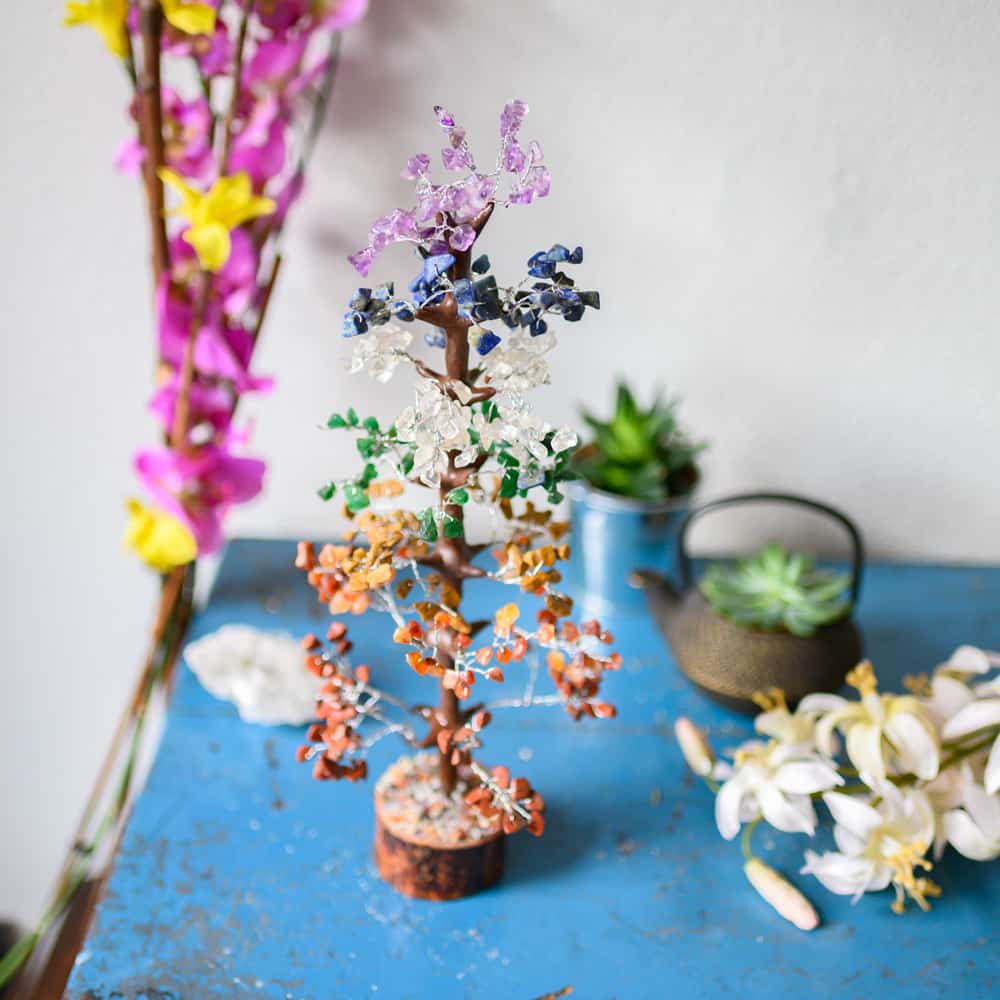 Edelsteenboom Chakra Edelstenen – 30 cm