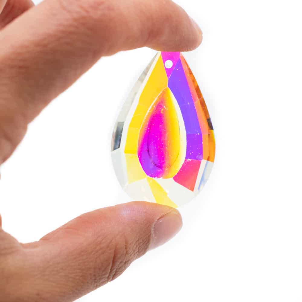 Regenboogkristal Bindi Parelmoer (50 mm)