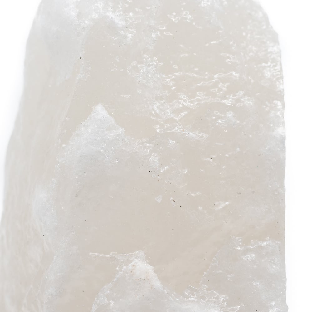 Himalaya Zoutlamp zonder Snoer – Wit (1-2 kg) ca. 15 x 11 x 9 cm