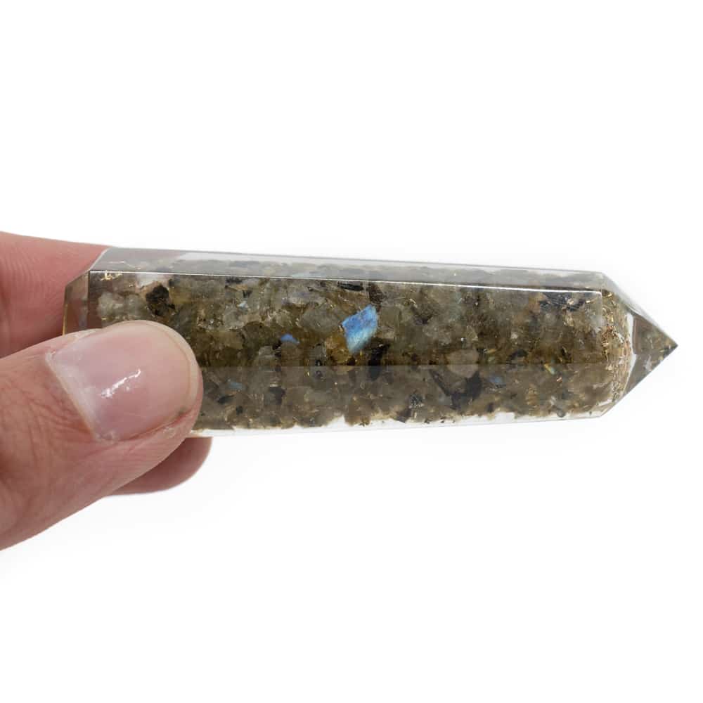 Orgonite Obelisk Labradoriet (70 mm)