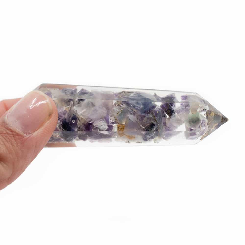 Orgonite Obelisk Fluoriet (70 mm)