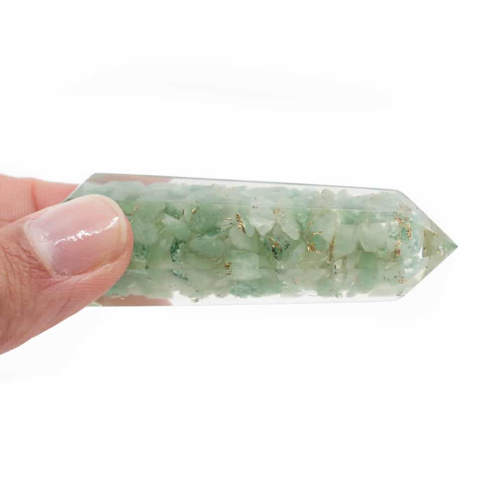 Orgonite Obelisk Groene Aventurijn (70 mm)