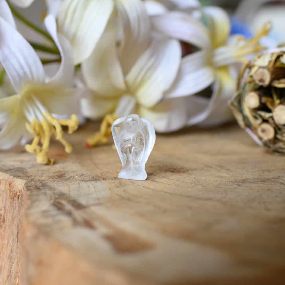 Edelsteen Engel Bergkristal (20 mm)