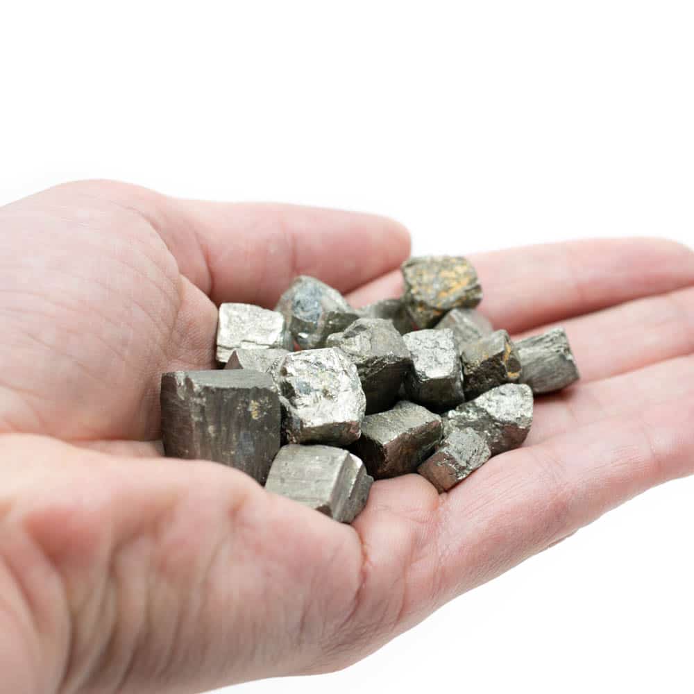 Ruwe Pyriet Edelsteen 1-2 cm  (100 gram)