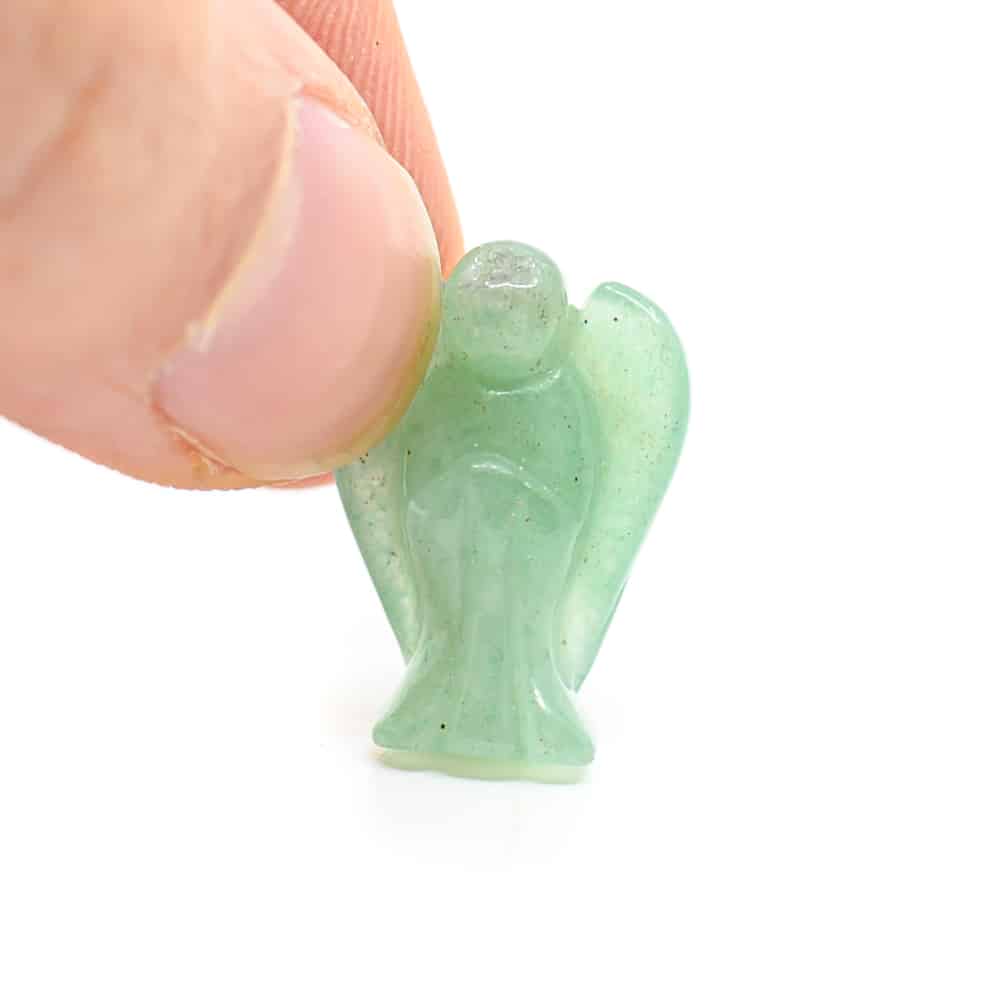 Edelsteen Engel Groene Aventurijn (20 mm)