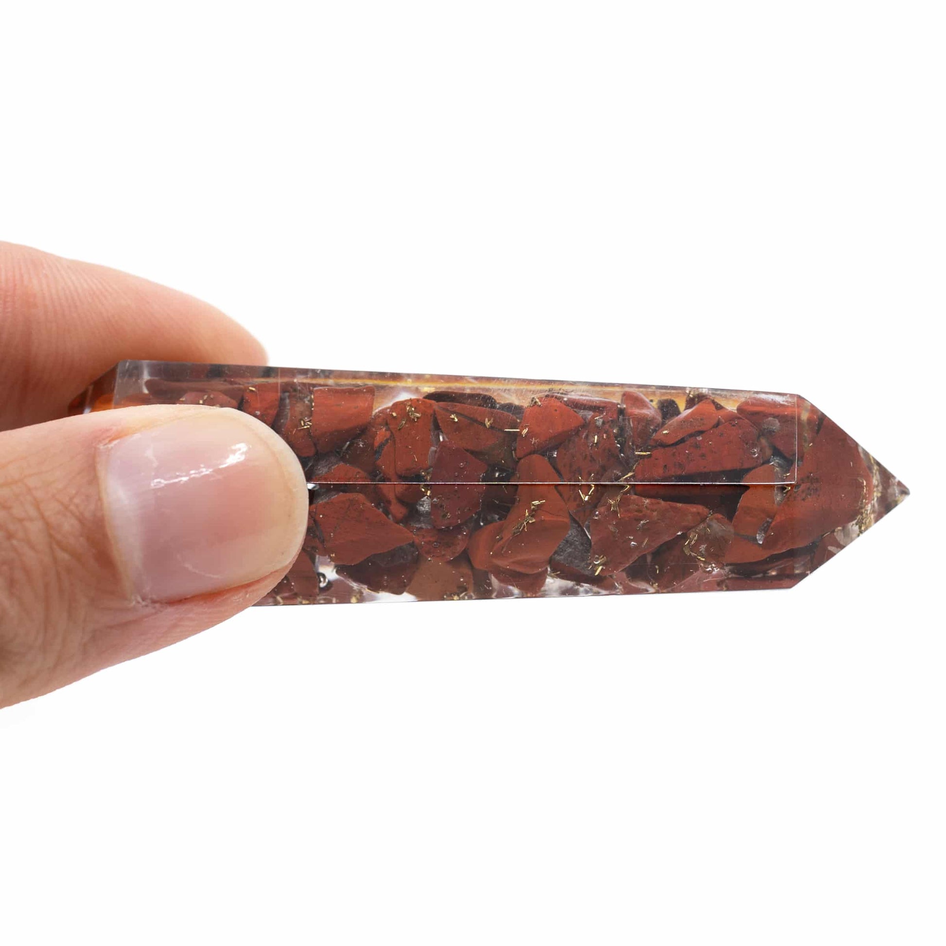 Orgonite Obelisk Rode Jaspis (70 mm)