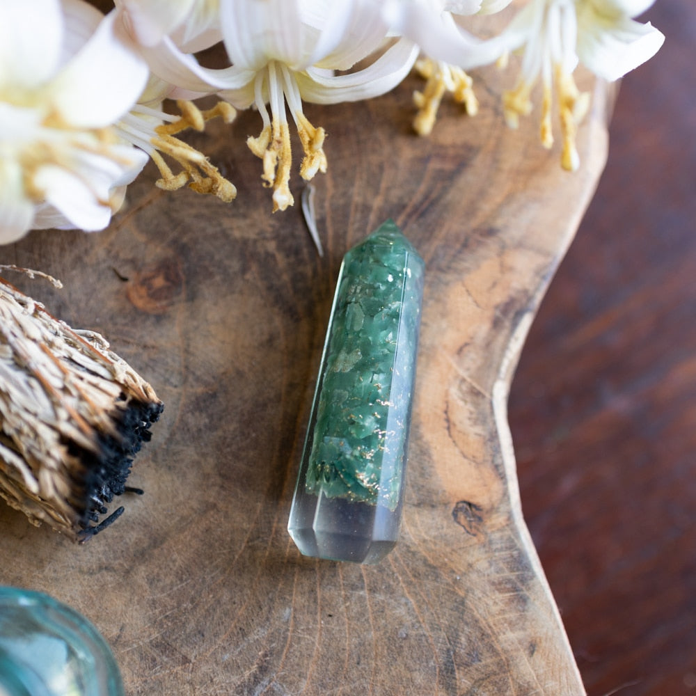 Orgonite Obelisk Jade (70 mm)