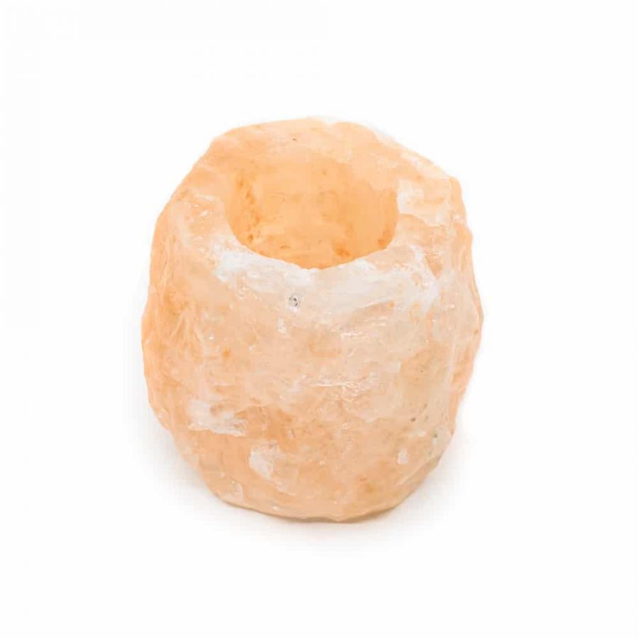 Set: Himalaya Zoutlamp (1-2 kg) + 2 x Waxinelichthouder (400-700 gram)
