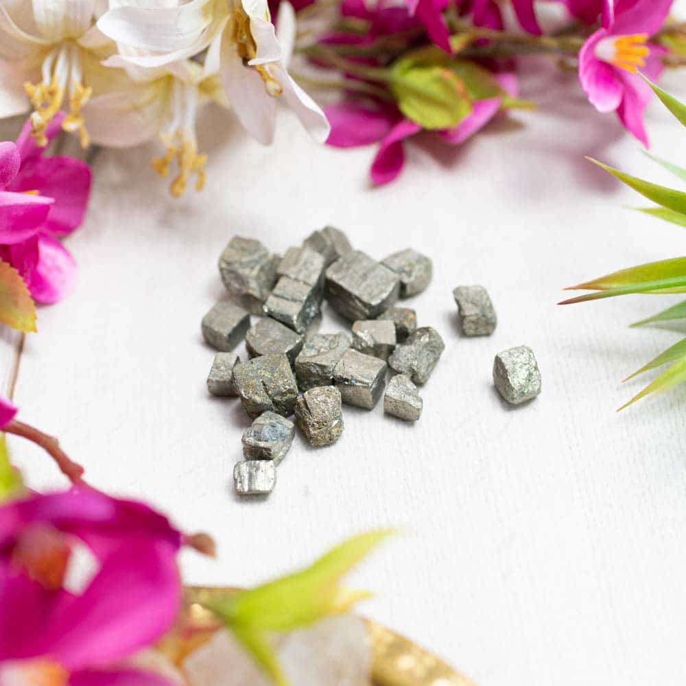 Ruwe Pyriet Edelsteen 1-2 cm  (100 gram)