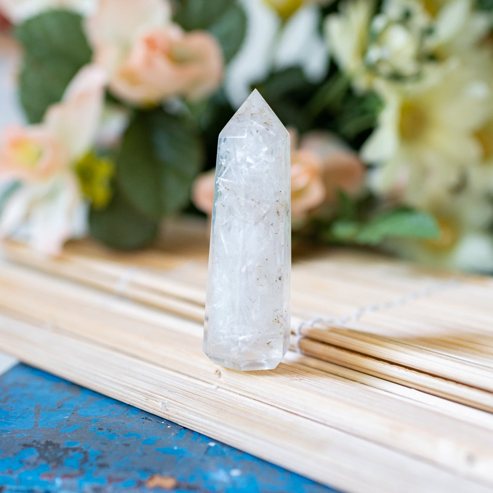 Orgonite Obelisk Seleniet (70 mm)