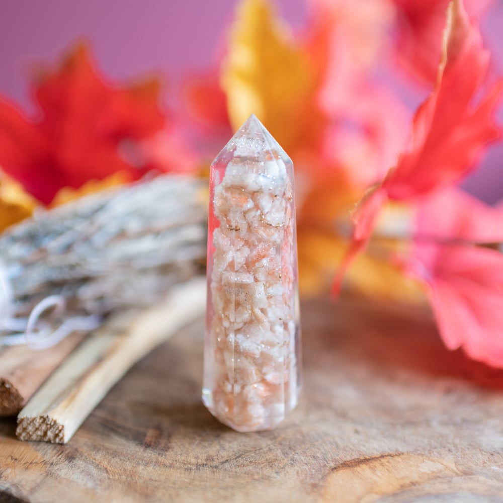 Orgonite Obelisk Zonnesteen (70 mm)