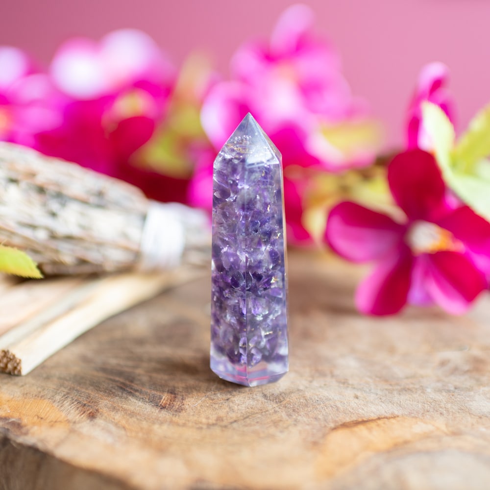 Orgonite Obelisk Amethist (70 mm)