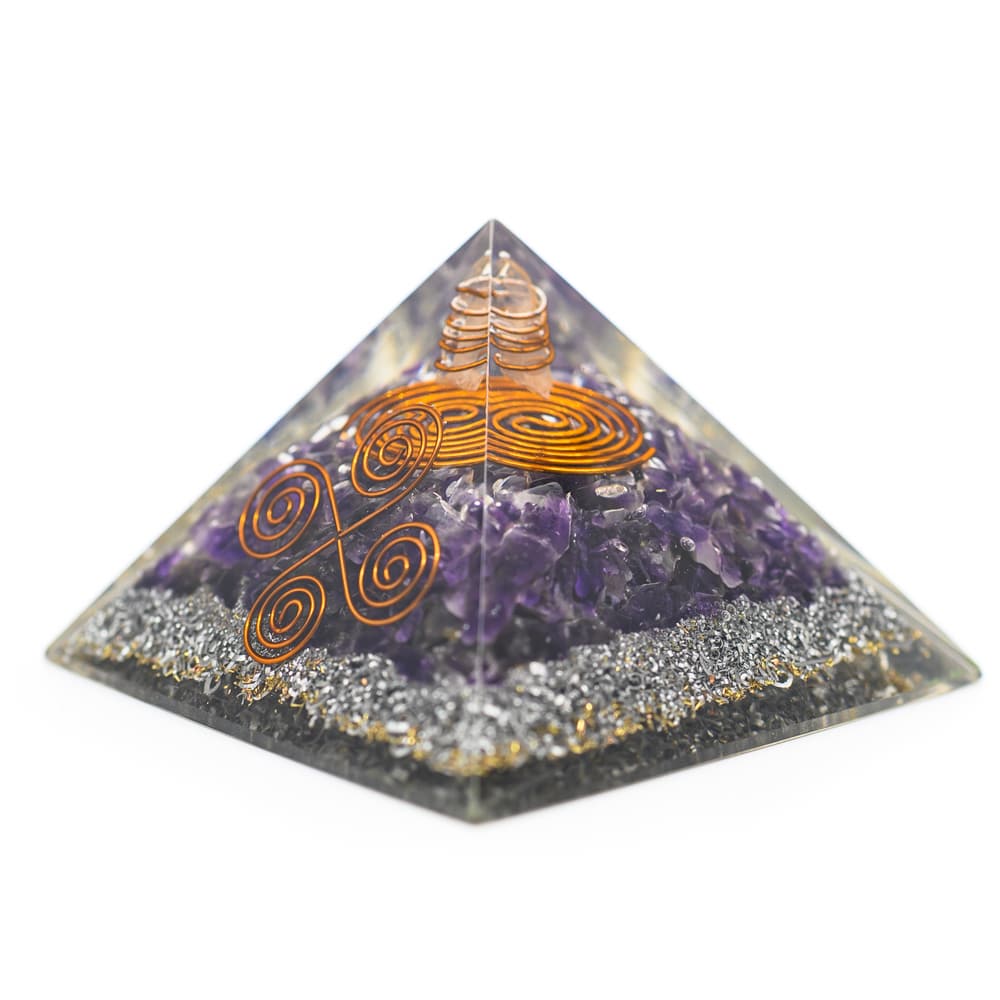 Orgonite Piramide Amethist – Vastu – (70 mm)