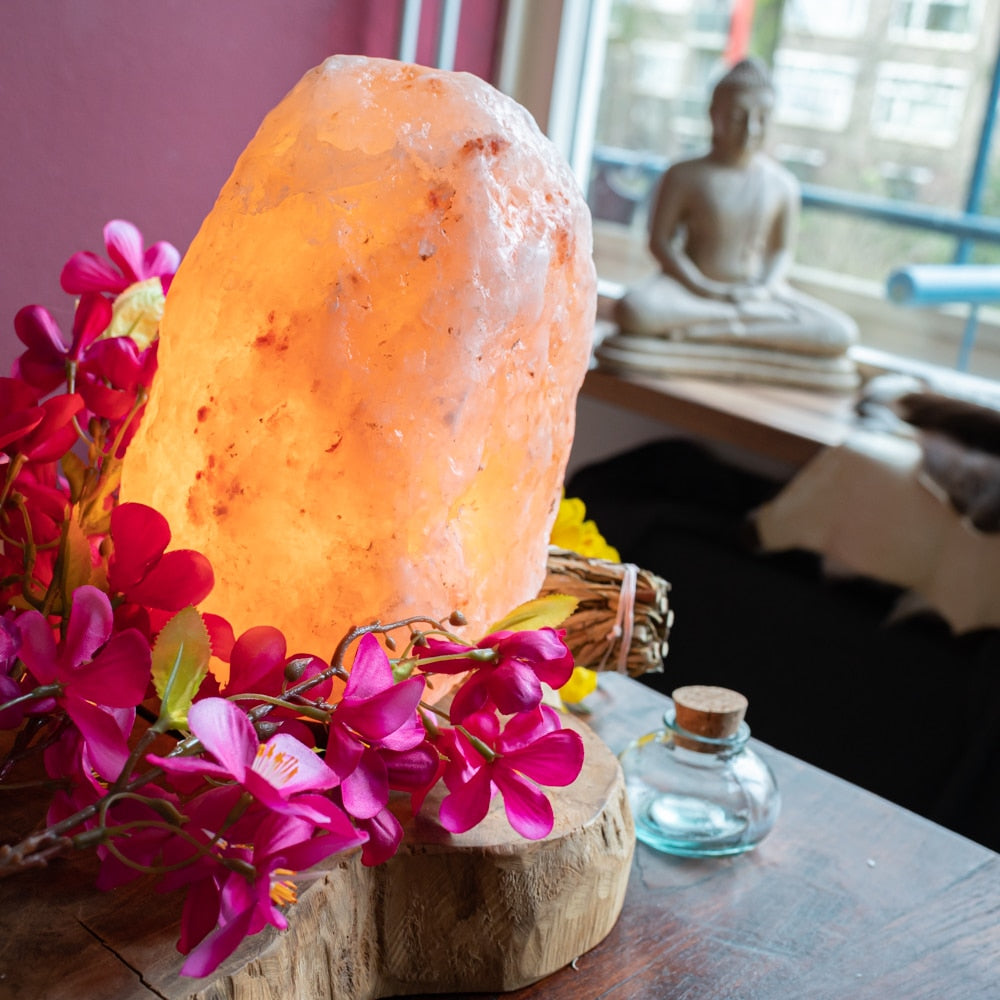 Himalaya Zoutlamp 4-6 kg – Roze – ca. 23 x 13 x 11 cm
