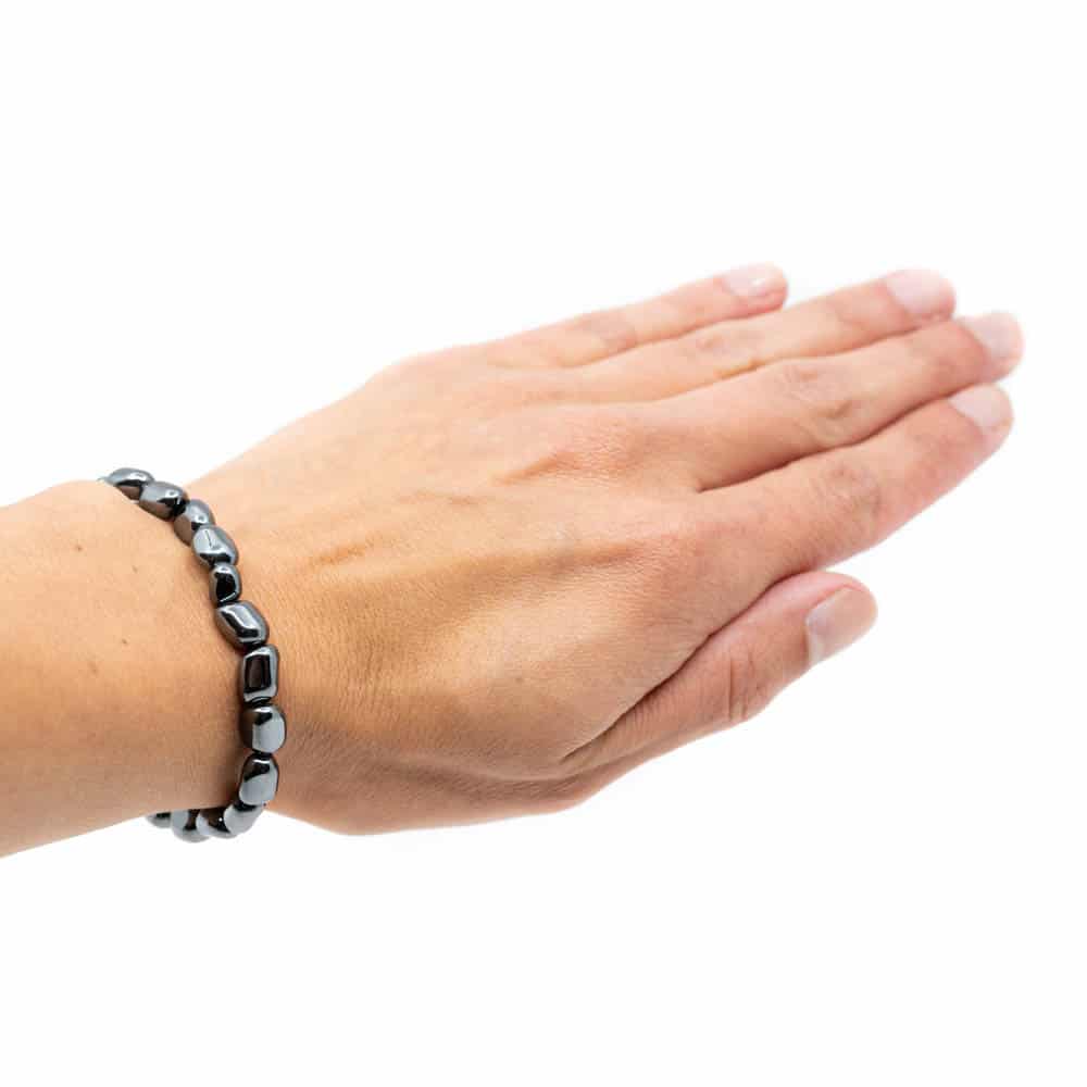 Edelsteen Armband Hematiet Trommelstenen