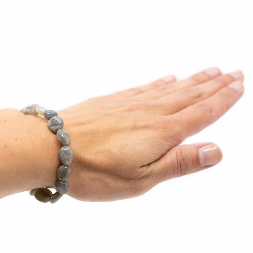 Edelsteen Armband Labradoriet Trommelstenen