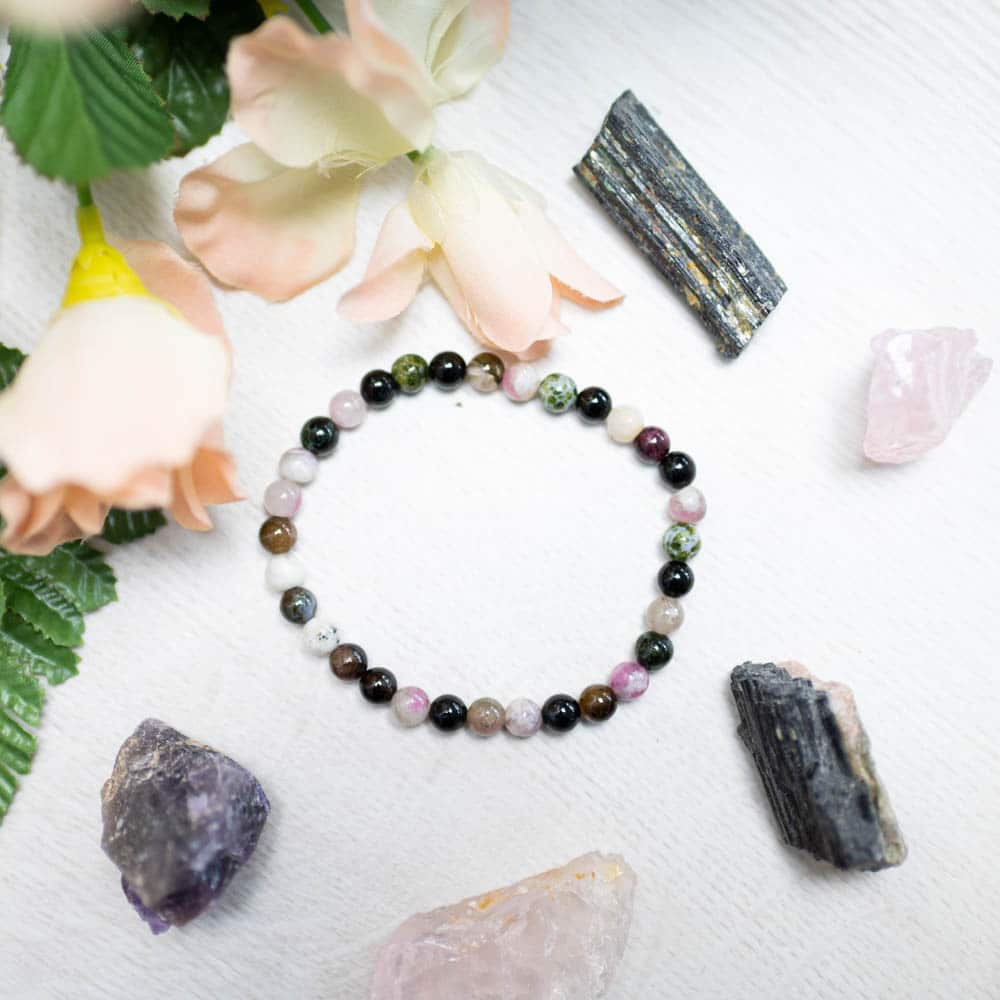 Edelsteen Armband Toermalijn Mix