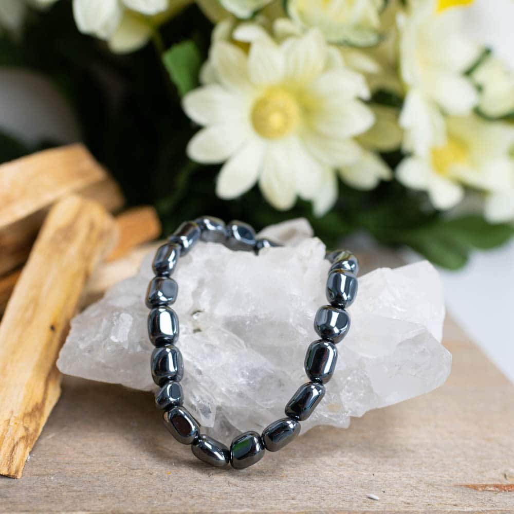 Edelsteen Armband Hematiet Trommelstenen
